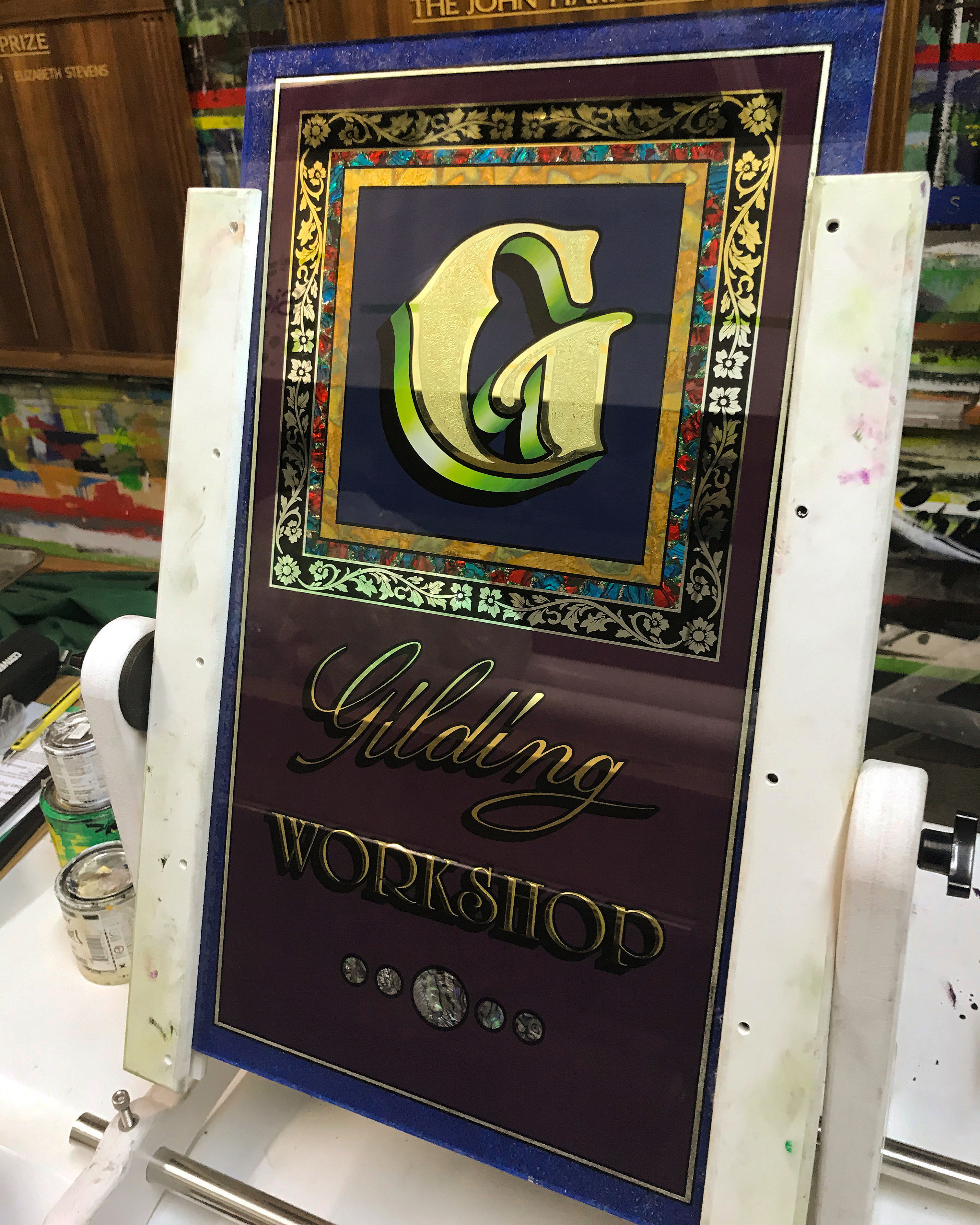 Gold Leaf Lettering | Nick the Signwriter